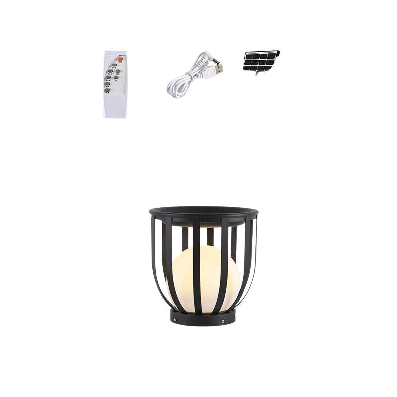 Lampada Solare Moderna per Cortile - Eleganza e Luminosità per Spazi Esterni