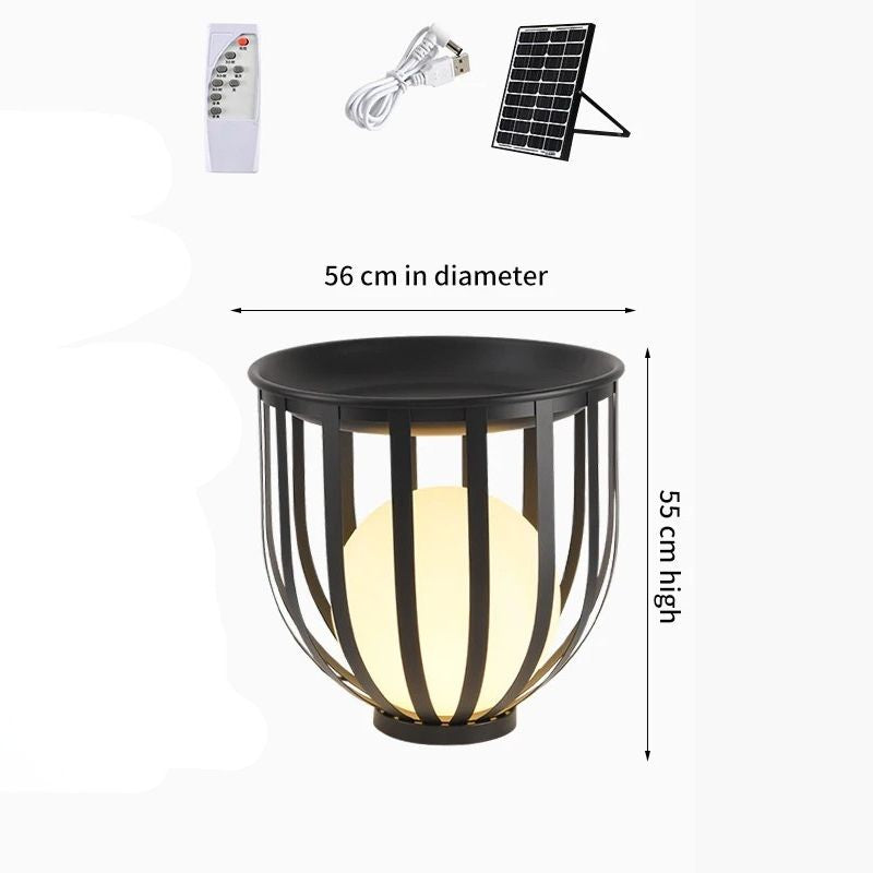 Lampada Solare Moderna per Cortile - Eleganza e Luminosità per Spazi Esterni