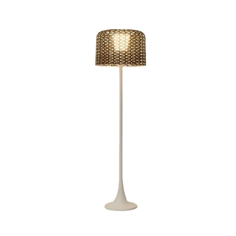 Lampada Solare con Rattan Intrecciato - Eleganza e Resistenza per Ambienti Interni ed Esterni