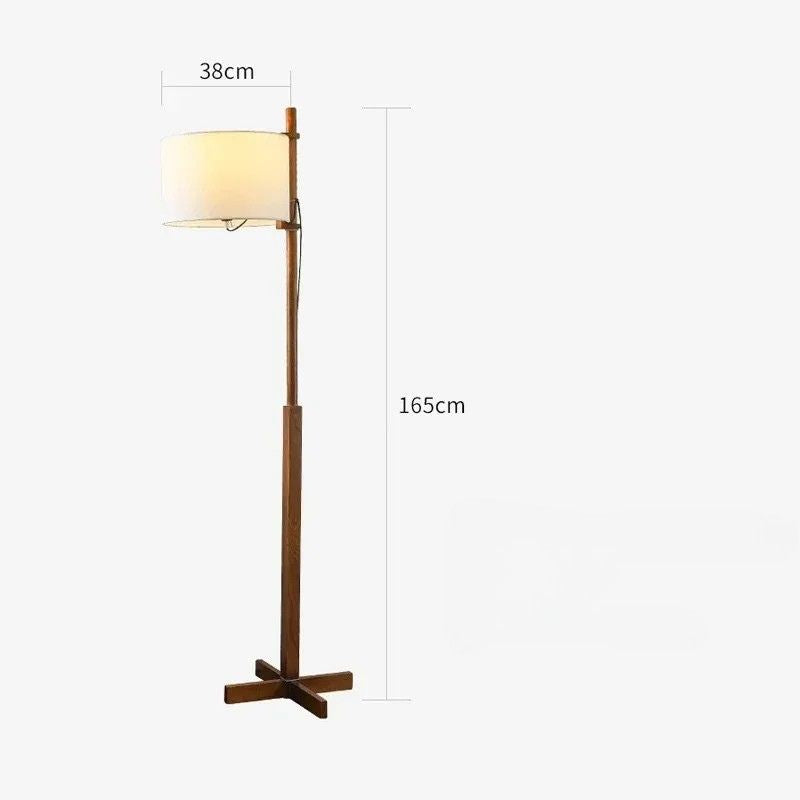 Eleganza Minimalista con una Lampada da Terra in Stile Wabi-Sabi
