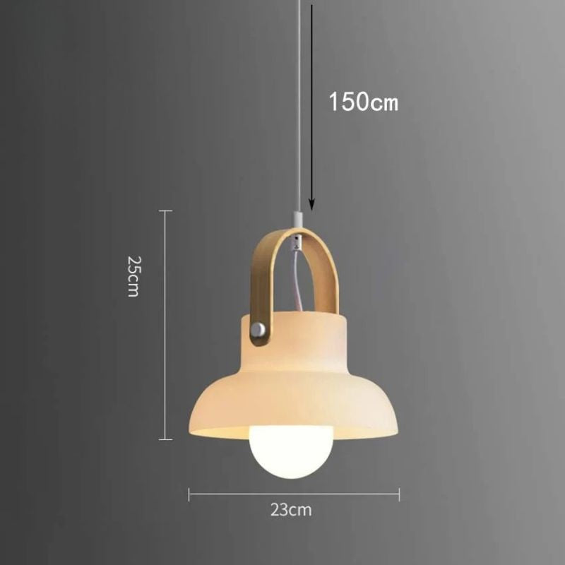 Eleganza Contemporanea con Lampada a Sospensione Creativa