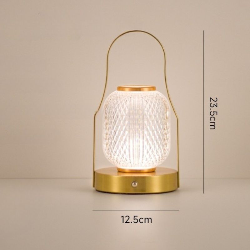 Eleganza Portatile con Lampada da Tavolo LED Ricaricabile