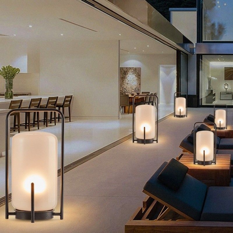 Lampada da Giardino Solare Portatile - Atmosfera Elegante per Esterni