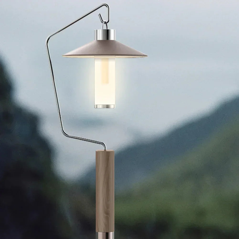 Supporto Pieghevole per Lanterna da Campeggio - Portatile e Pratico per Illuminazione Esterna