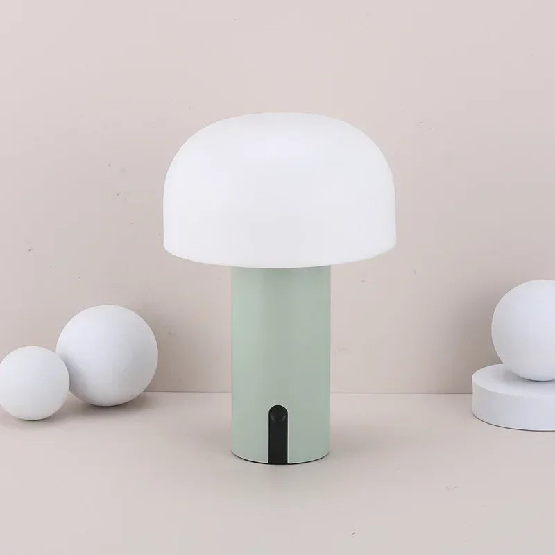 Fascino Sofisticato con Lampada da Tavolo a Fungo