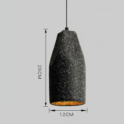 Lampada a Sospensione in Cemento Industriale - Eleganza e Raffinatezza per Ogni Ambiente