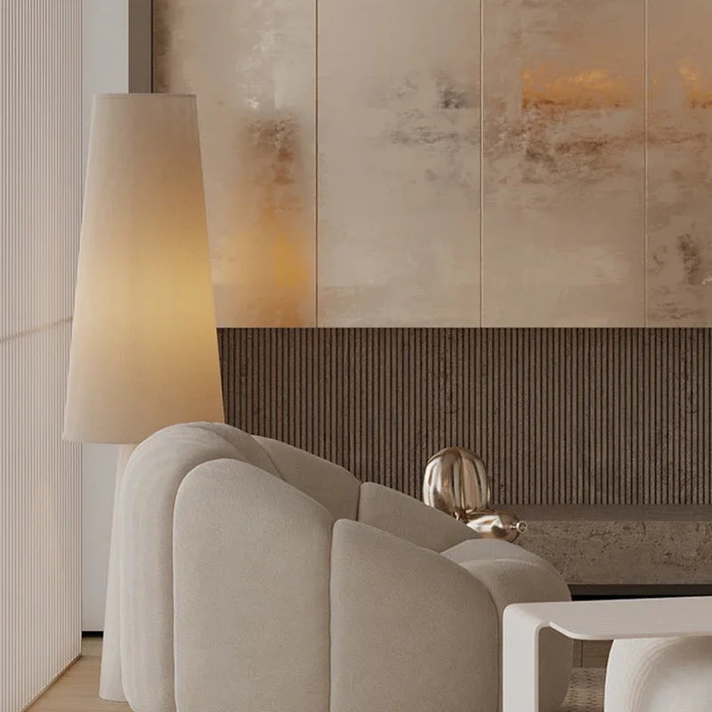 Lampada da Terra Nordic Wabi Sabi - Eleganza Minimalista per la Casa