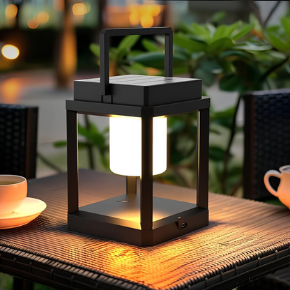 Luce Solare USB Pieghevole e Impermeabile - Lanterna da Campeggio Multifunzione