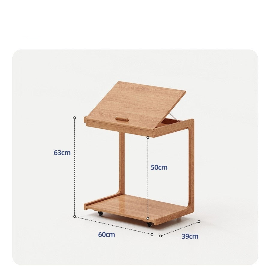 Stile Moderno con Tavolino in Legno Massello