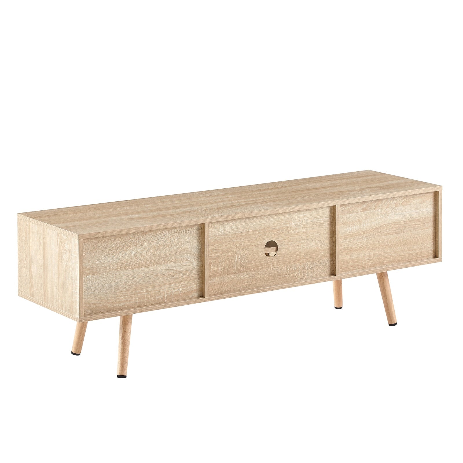 Stile Naturale con Mobile TV in Rattan