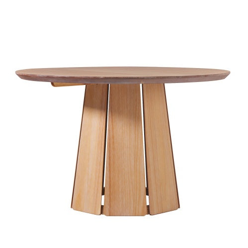 Eleganza Moderna con Tavolo da Pranzo Rotondo in Legno Massello
