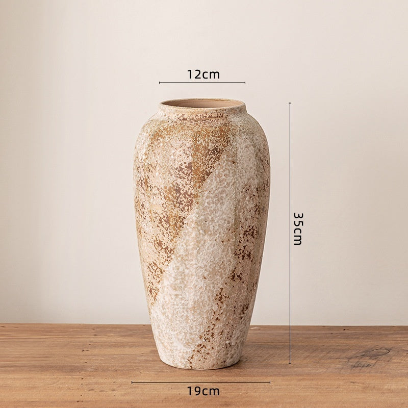 Vaso Ceramica Wabi-Sabi per Fiori Secchi - Eleganza Imperfetta per la Tua Casa