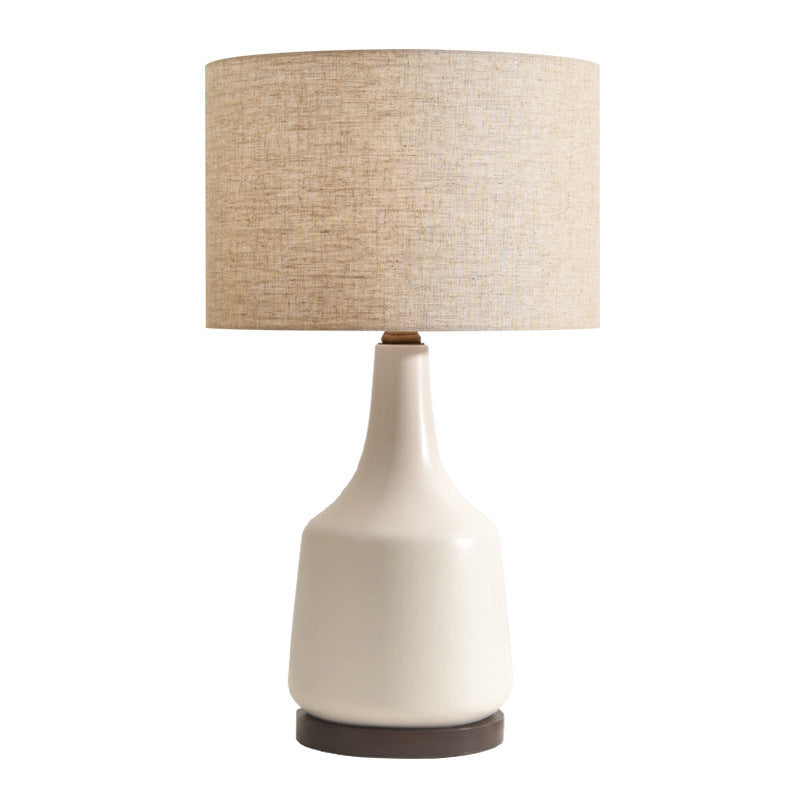 Lampada da Comodino Minimalista - Eleganza Nordica in Ceramica