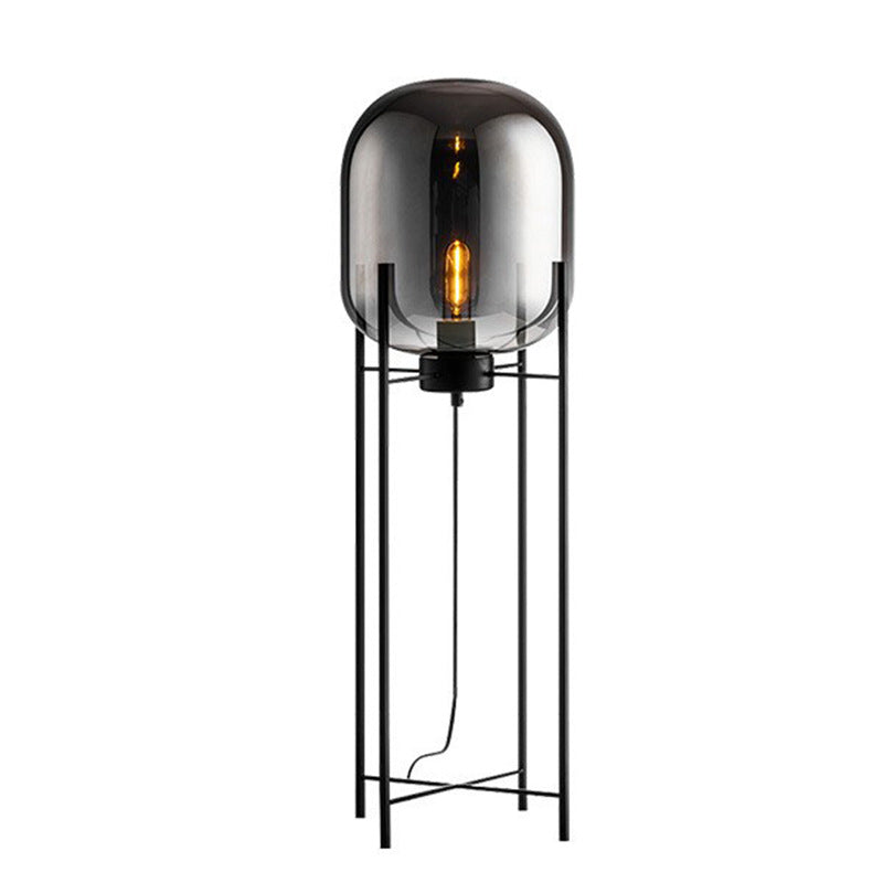 Lampada da Tavolo Tetrapod in Vetro: Stile Scandinavo Industriale Moderno
