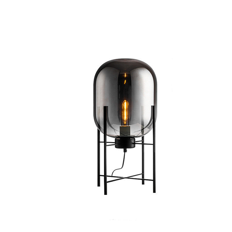 Lampada da Tavolo Tetrapod in Vetro: Stile Scandinavo Industriale Moderno