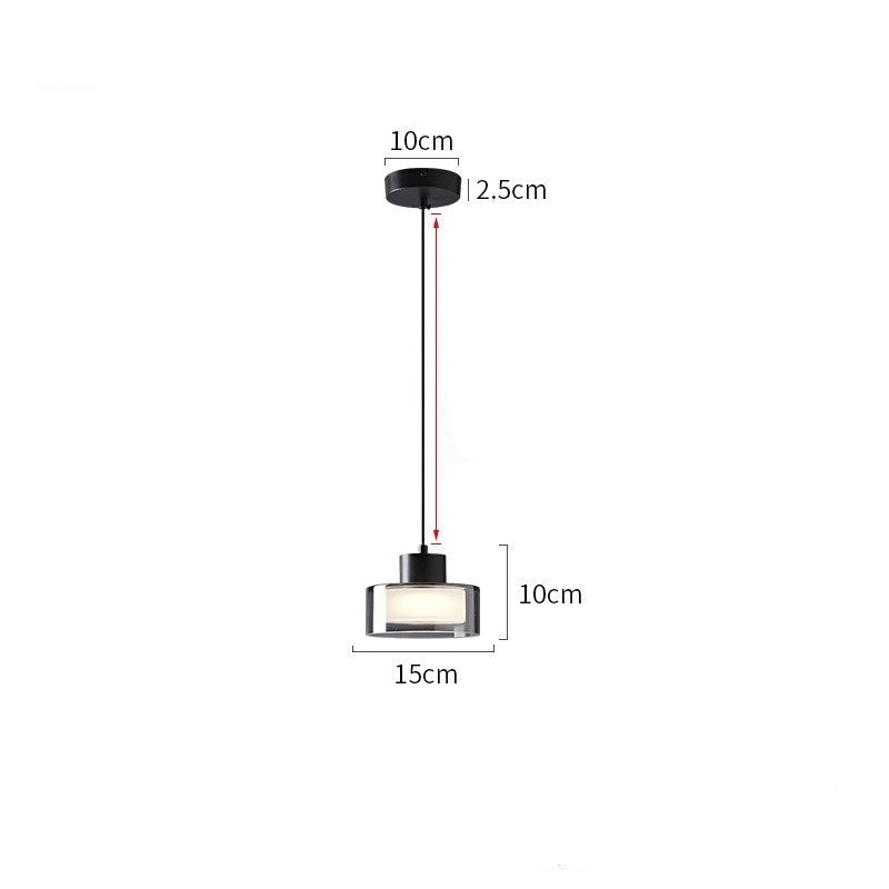 Eleganza Minimalista con Lampadario in Rame e Vetro