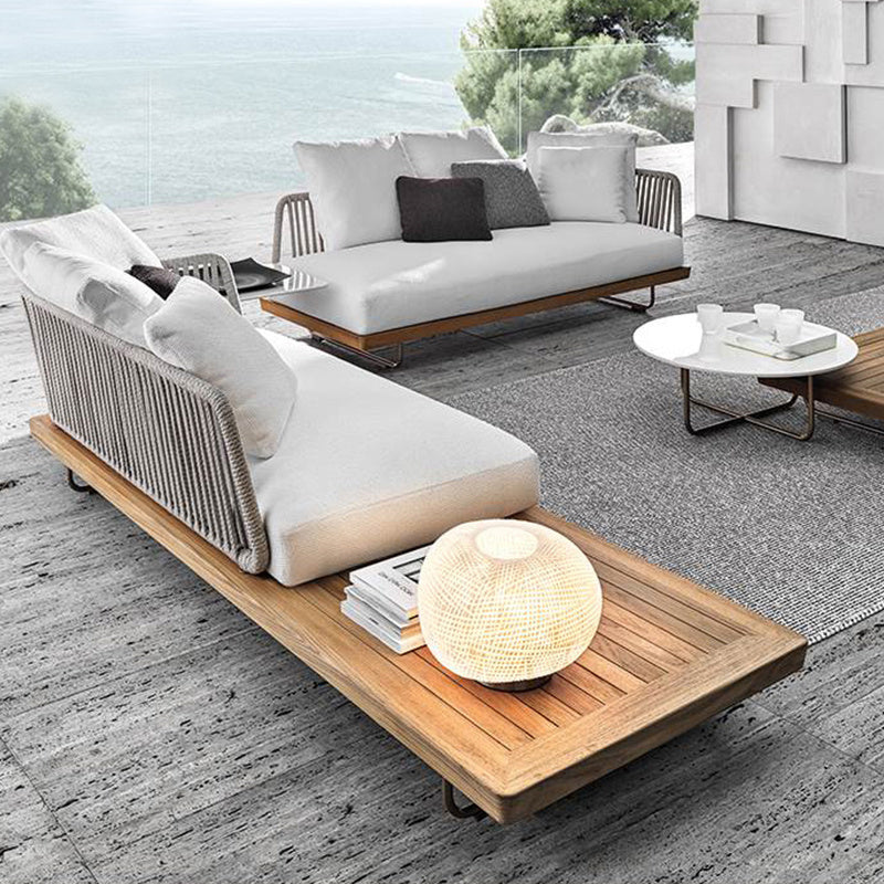 Divano in Teak da Esterno - Eleganza Naturale Resistenta a Sole e Pioggia