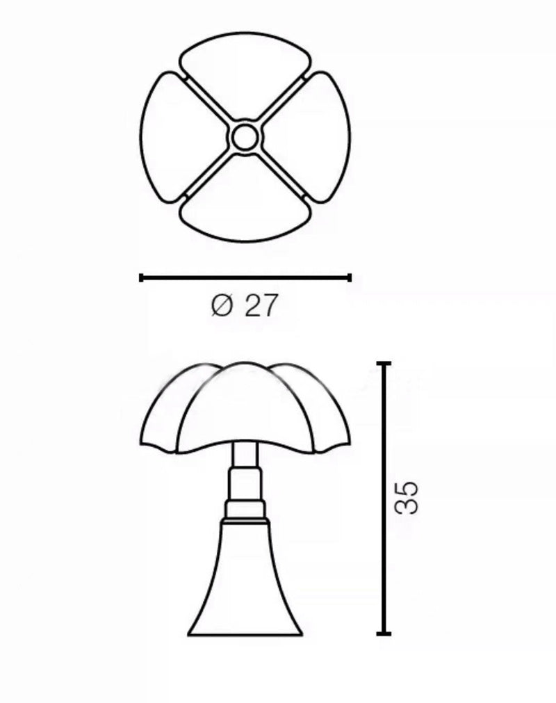 Eleganza Retrò con Lampada da Tavolo Italiana