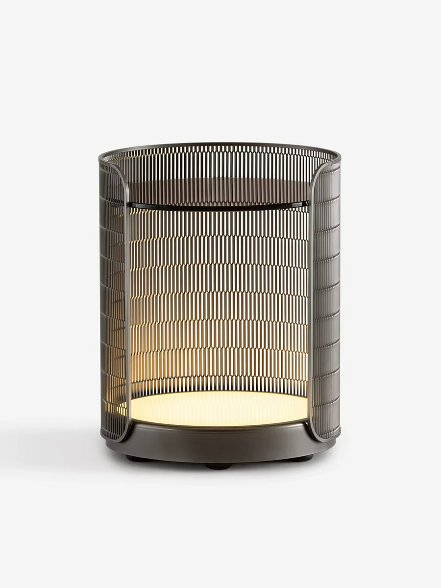 Lampada da Terra con Comodino Integrato - Design Moderno e Funzionale per Camera da Letto e Soggiorno