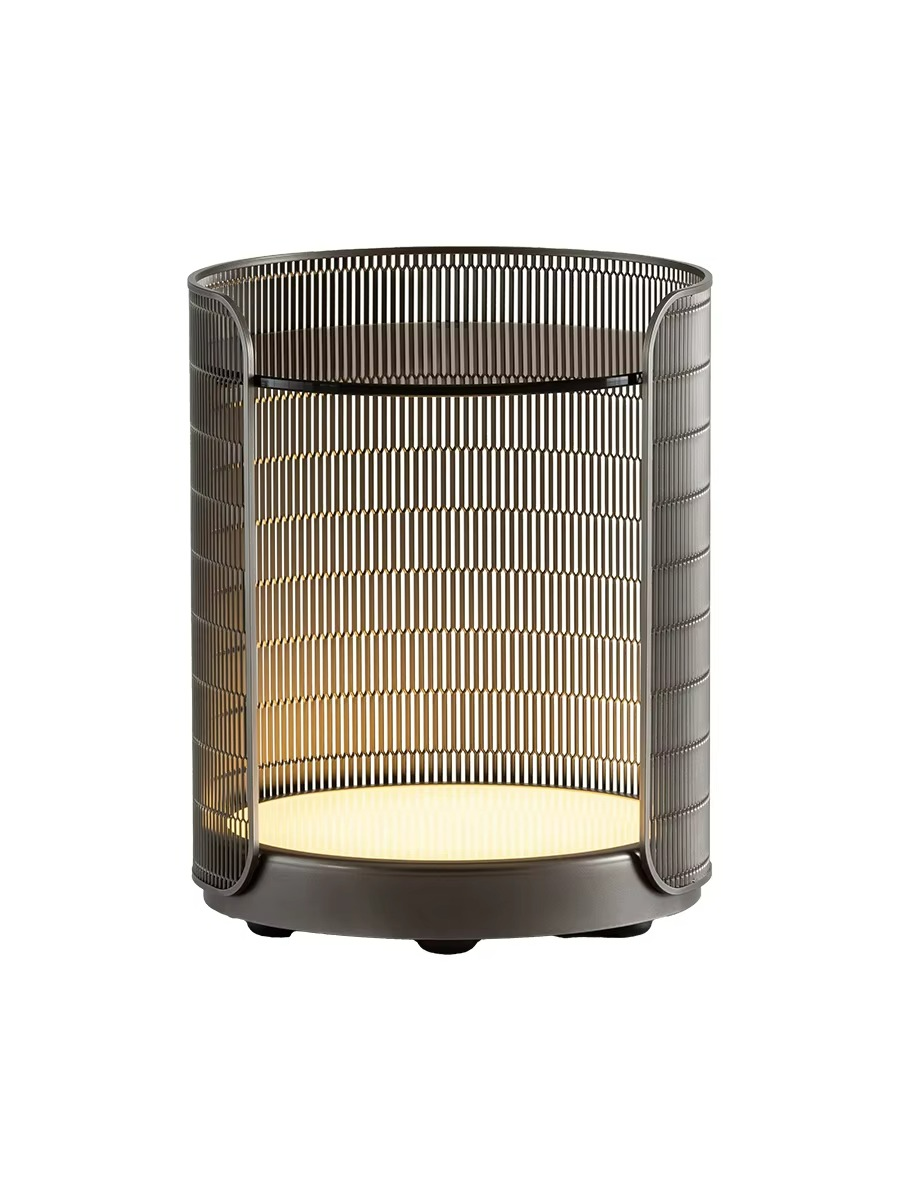 Lampada da Terra con Comodino Integrato - Design Moderno e Funzionale per Camera da Letto e Soggiorno