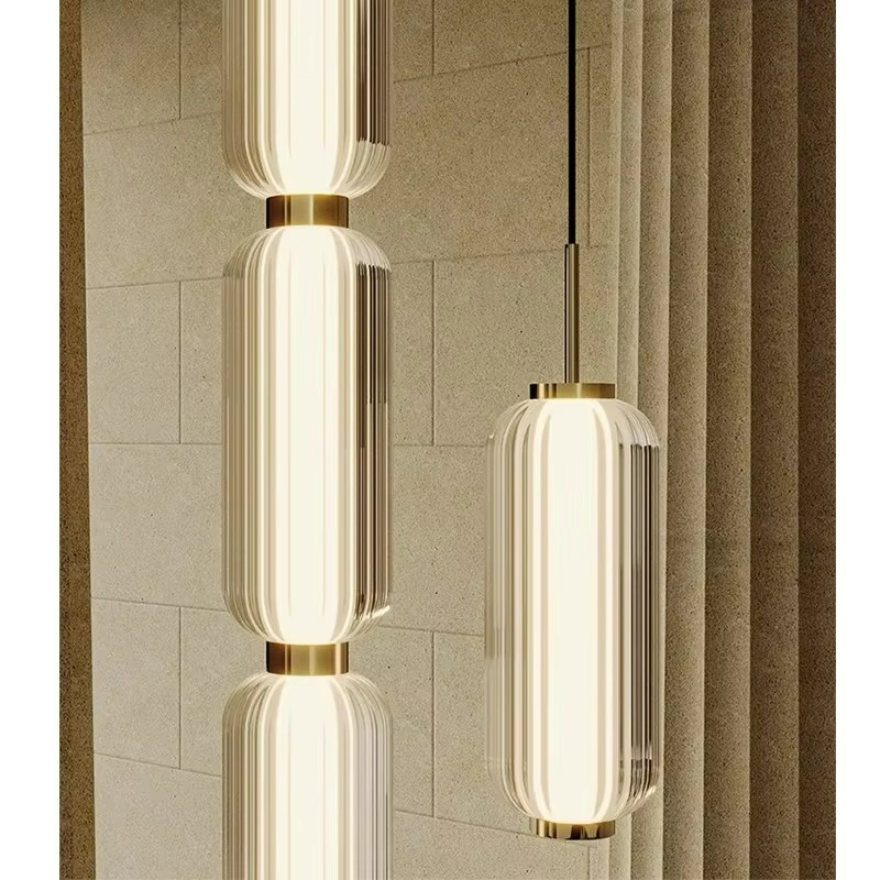 Lampadario da Soggiorno di Lusso - Design Americano con Combinazione di Scale