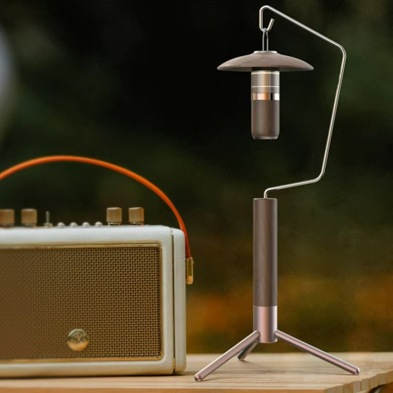 Supporto Pieghevole per Lanterna da Campeggio - Portatile e Pratico per Illuminazione Esterna