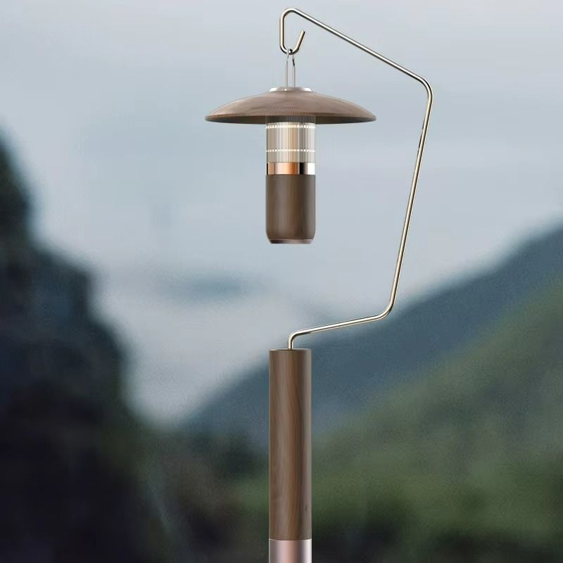 Supporto Pieghevole per Lanterna da Campeggio - Portatile e Pratico per Illuminazione Esterna