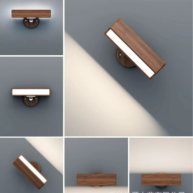 Lampada da Parete a LED in Legno - Versatilità e Stile per Ogni Ambiente