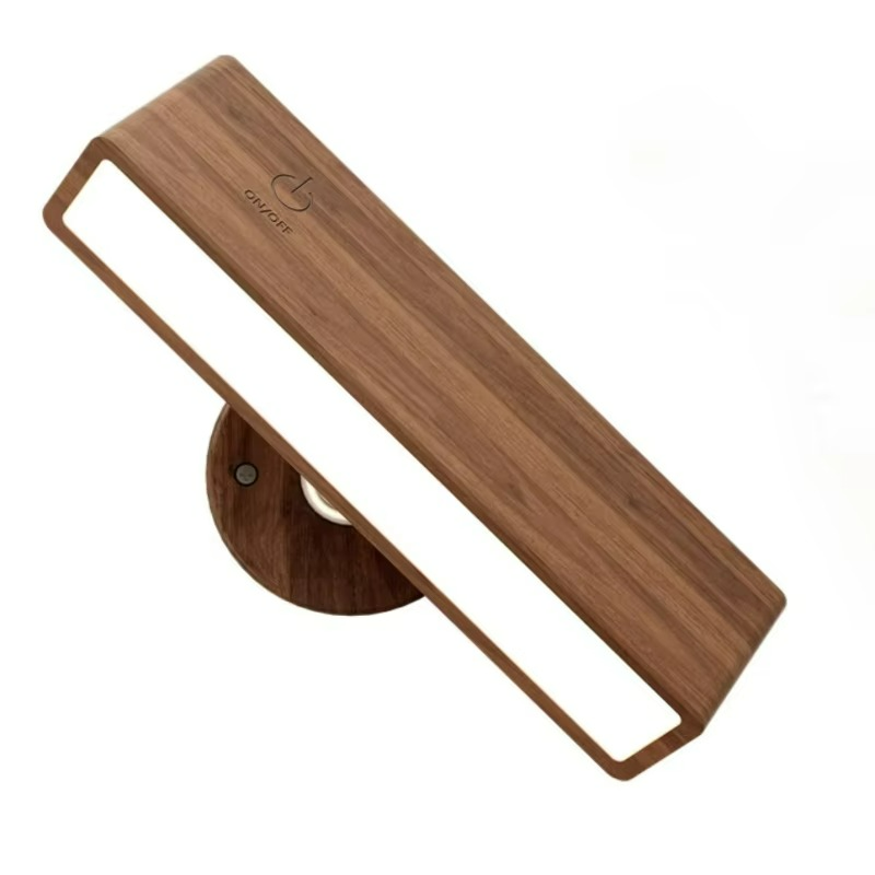 Lampada da Parete a LED in Legno - Versatilità e Stile per Ogni Ambiente