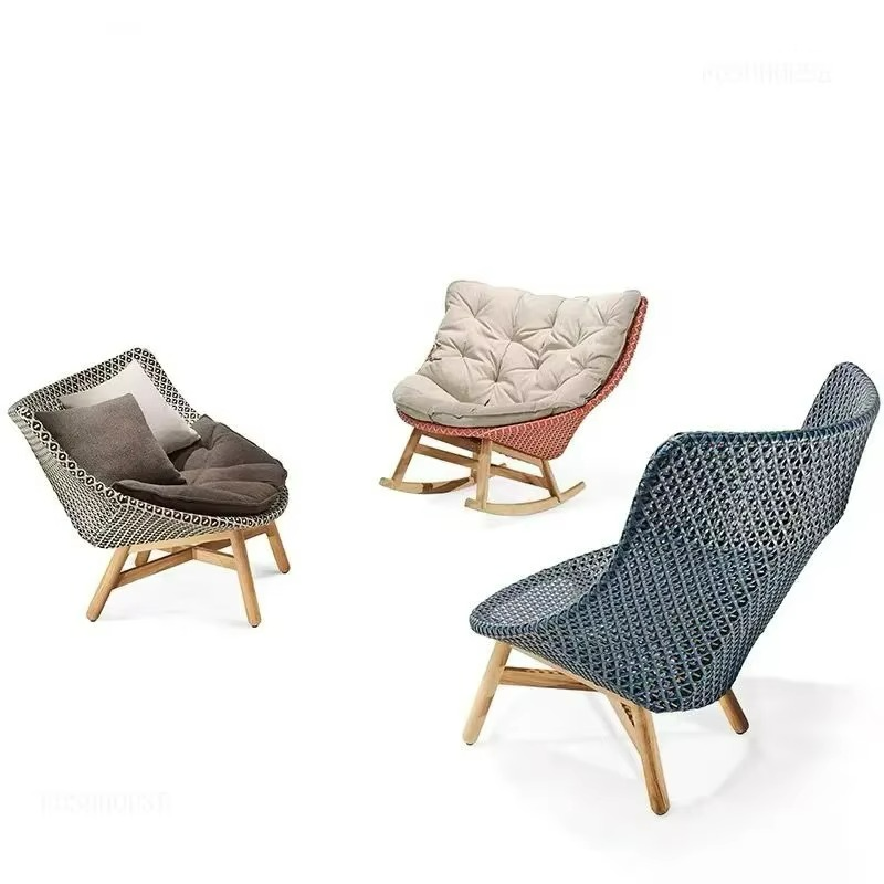 Lusso Nordico con Lettino Prendisole in Legno Massello