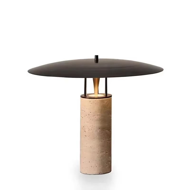 Modernità Creativa con Lampada da Comodino in Pietra