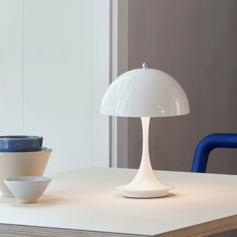 Stile Creativo con Lampada da Tavolo a Forma di Fungo