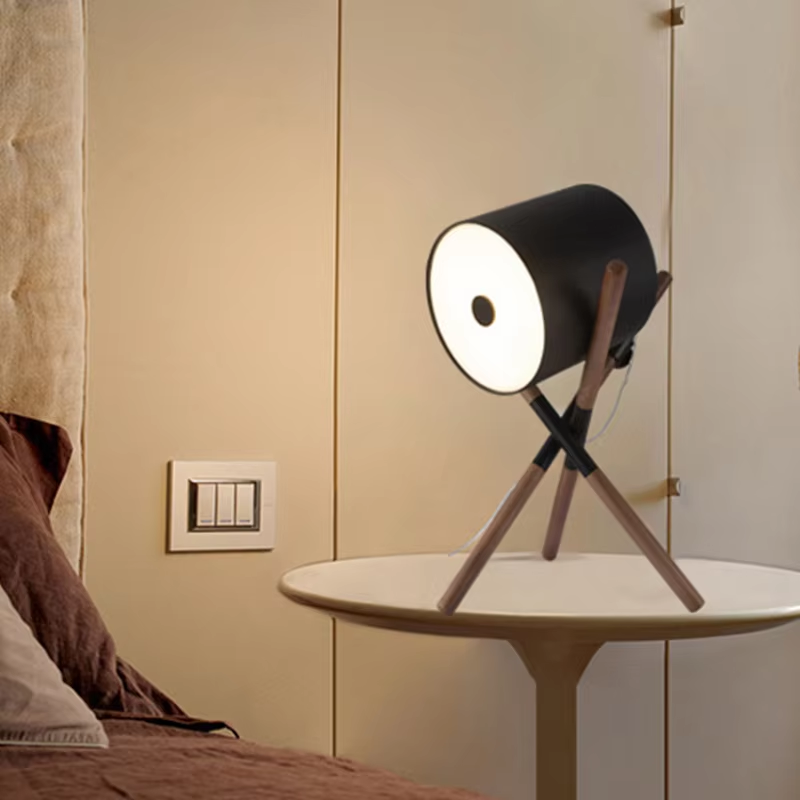 Eleganza Naturale con Lampada da Terra in Legno
