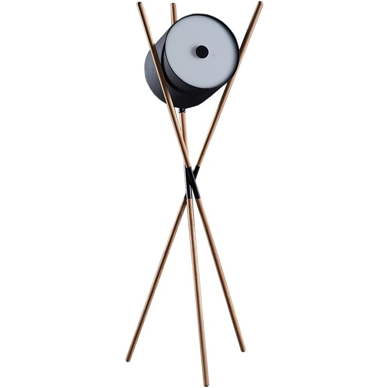 Eleganza Naturale con Lampada da Terra in Legno