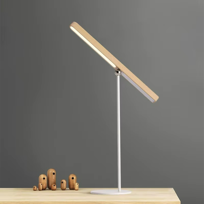 Eleganza Minimalista con Lampada Multifunzione in Legno