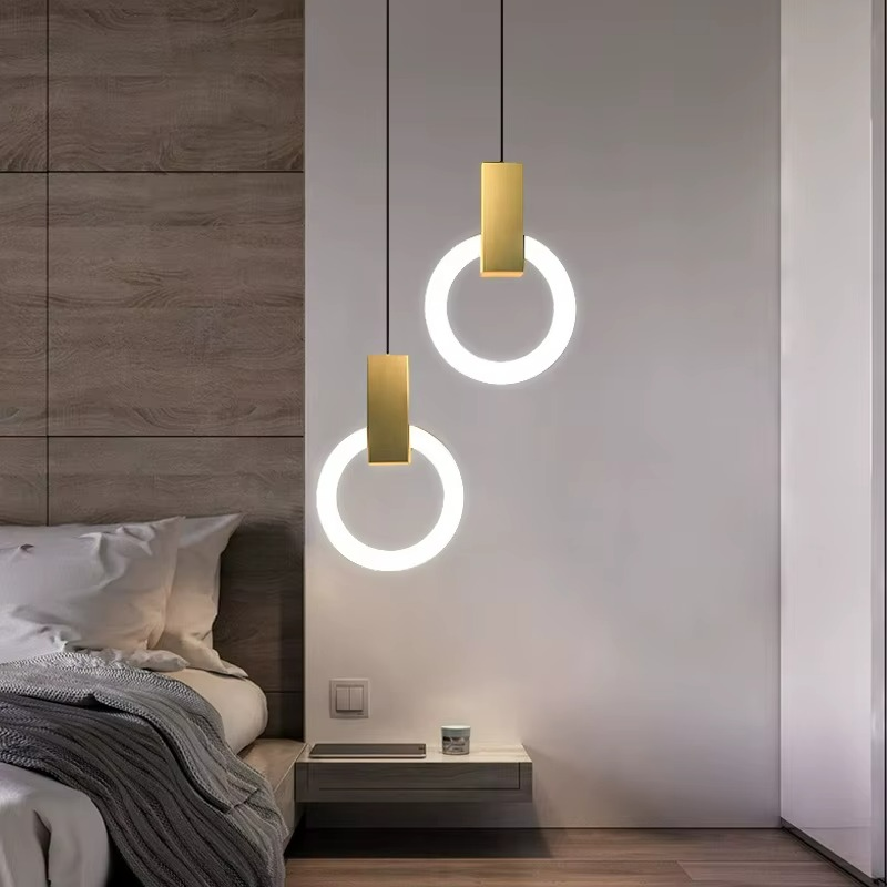 Lampadario Ovale Minimalista Nordico - Stile Postmoderno per Spazi Eleganti