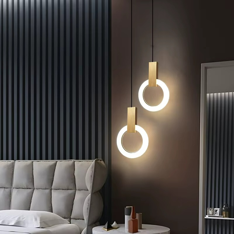 Lampadario Ovale Minimalista Nordico - Stile Postmoderno per Spazi Eleganti