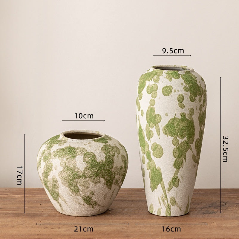 Vaso Ceramica Wabi-Sabi per Fiori Secchi - Eleganza Imperfetta per la Tua Casa