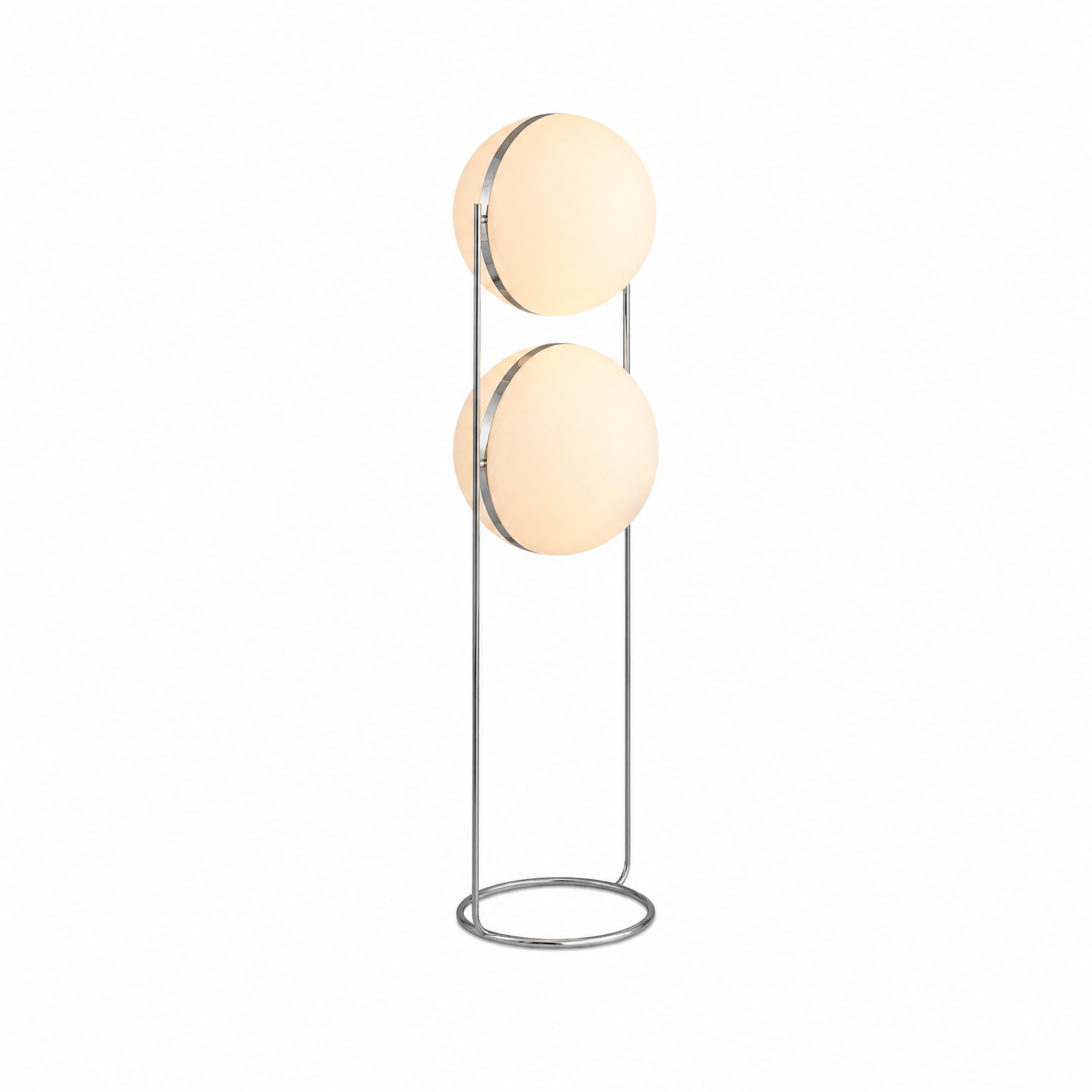 Luna Axis — Lampada da terra scultorea, luce che modella lo spazio