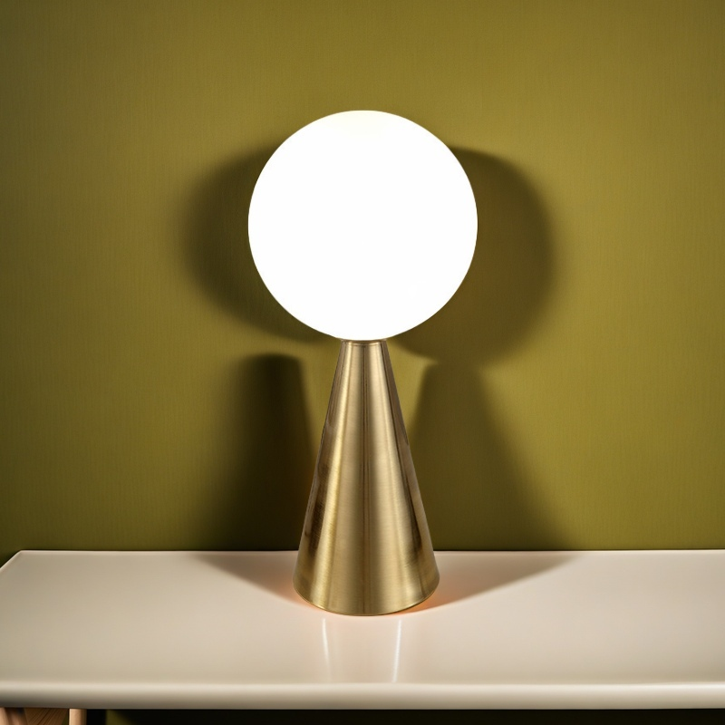 Lampada da Studio LED Protettiva in Vetro e Metallo