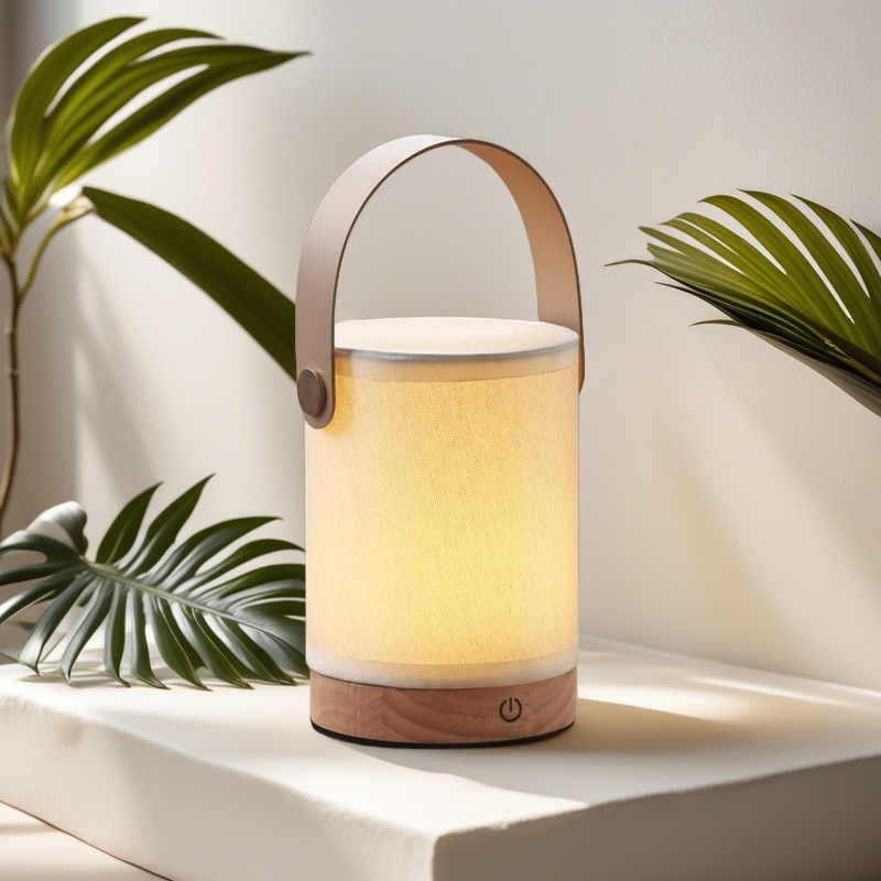Illuminazione Portatile con Lampada da Comodino Ricaricabile