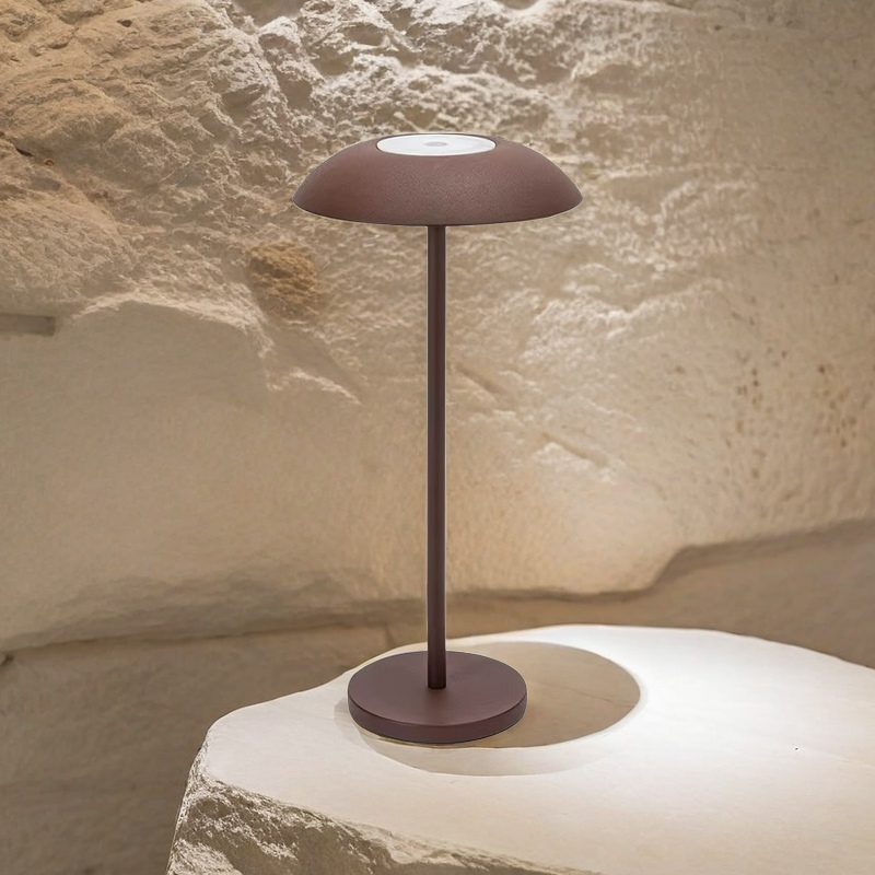 Lampada da Tavolo Vintage con Ricarica Wireless - Eleganza Retrò e Tecnologia Moderna
