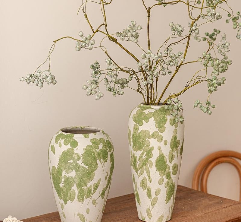 Vaso Ceramica Wabi-Sabi per Fiori Secchi - Eleganza Imperfetta per la Tua Casa