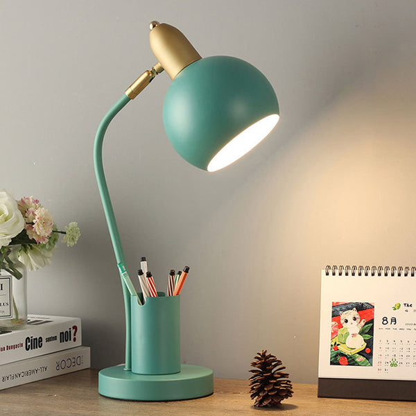 Lampada da Tavolo Creativa con Portapenne Nordic: Stile e Funzionalità