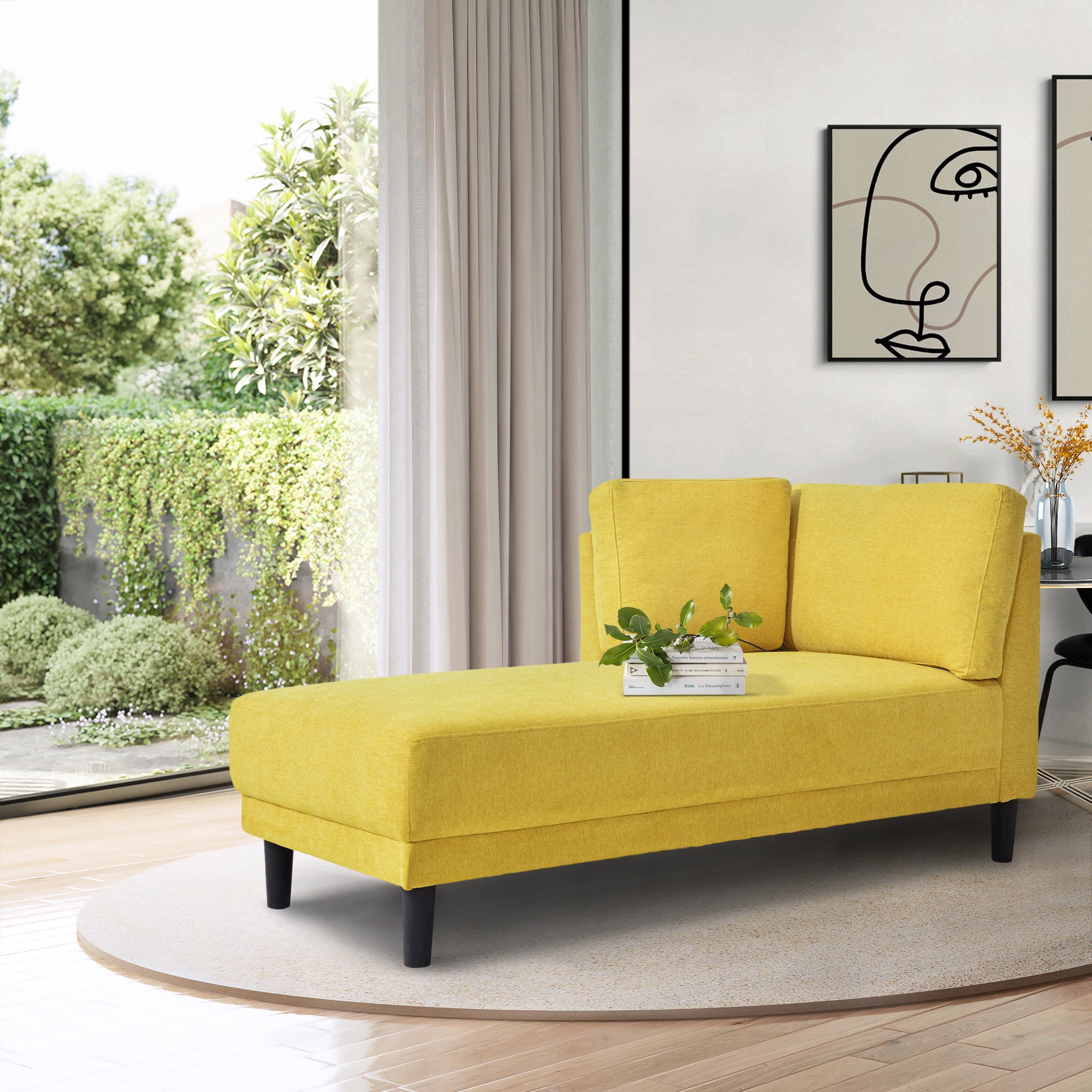 Elfo House - Chaise Lounge 65": Eleganza e Comfort in uno Spazio Moderno