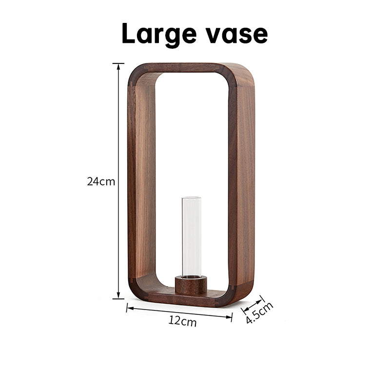 Oasi Naturale: Vaso per Idrocoltura in Legno Massello