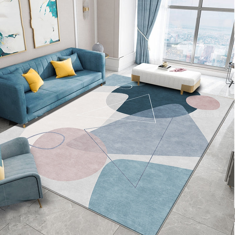 Tappeto Nordic Abstract Art: Eleva il Design del Tuo Soggiorno con Stile e Comfort