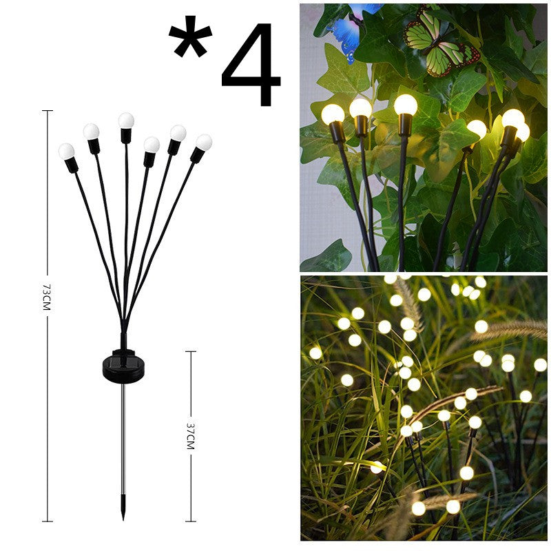 LED Pneumatic Firefly Ground Plug-in Lamp