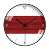 Creative Minimalist Wood Grain Color Clock