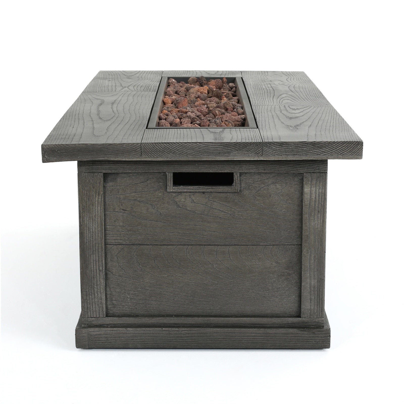 Tavolo Fuoco Rettangolare per Esterni - Eleganza e Calore per il Tuo Giardino